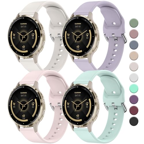 VRoh 4{pbN Garmin Venu 3S/Venu 2S/Vivoactive 4S/Vivomove 3S/Forerunner 255S/Forerunner 265SEHb`oh 18mm \tgVR X|[cpXgbv 