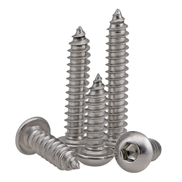 Tornillos métricos M6 x 60 mm acero inoxidable 6 pcs miniatura 2