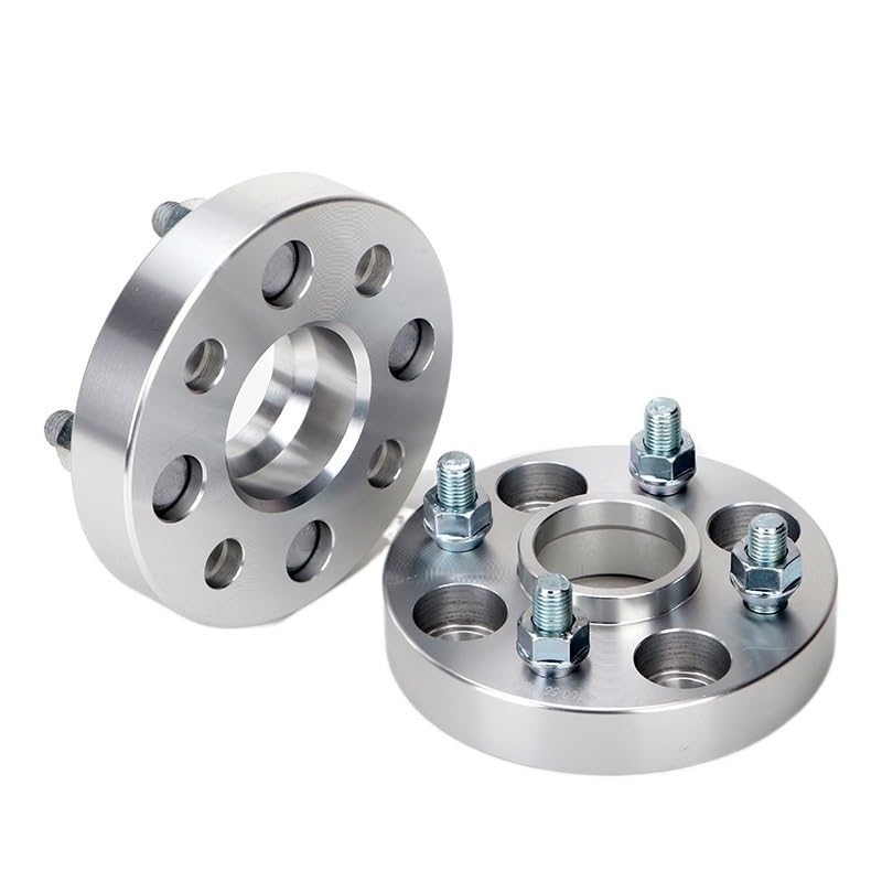 Elargisseur De Voie 2 pièces 15/20/25/30/35/40mm PCD 4x115 CB 60.1mm adaptateur d'espacement de roue voiture universelle M10x1.25 10x1.5 Entretoises De Roue (Color : 2PCS 25mm 10x1.5)