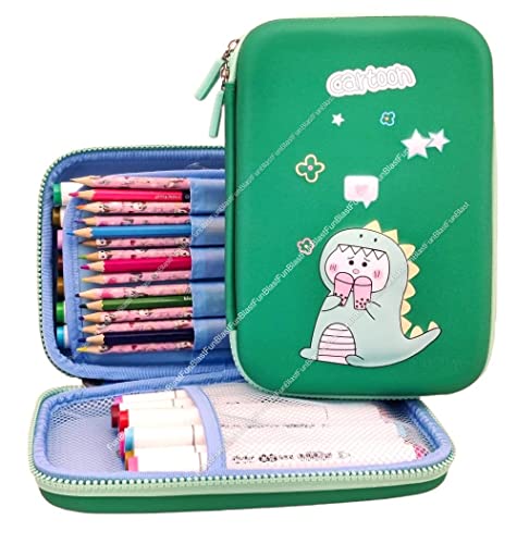 Image of FunBlast Pencil Pouches, Dinosaur Pencil Box, Stationery Organizer Case for Boys, Pencil Case, Pencil Pouches for Kids, Boys Pencil Box