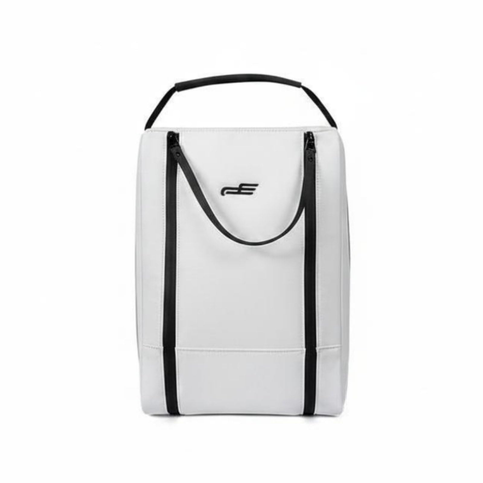 Golfschuhtasche wasserdicht Golf-Schuhbeutel atmungsaktiv PU-Schuhtasche für Golfer, Golfplatz, Array, Weiß