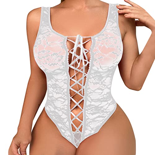 Damenbodys,Pinker Body Damen,Langes Satin Nachthemd,WeißEr Body...