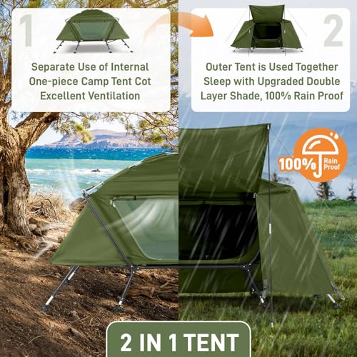 Carpa plegable para 1 persona resistente y duradera miniatura 6