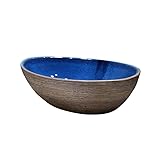 [Vasque à poser en forme d'œuf] 51 x 38 x 15 cm (longueur x largeur x hauteur). Ce lavabo au design épuré apporte une touche d'élégance classique à votre salle de bain.