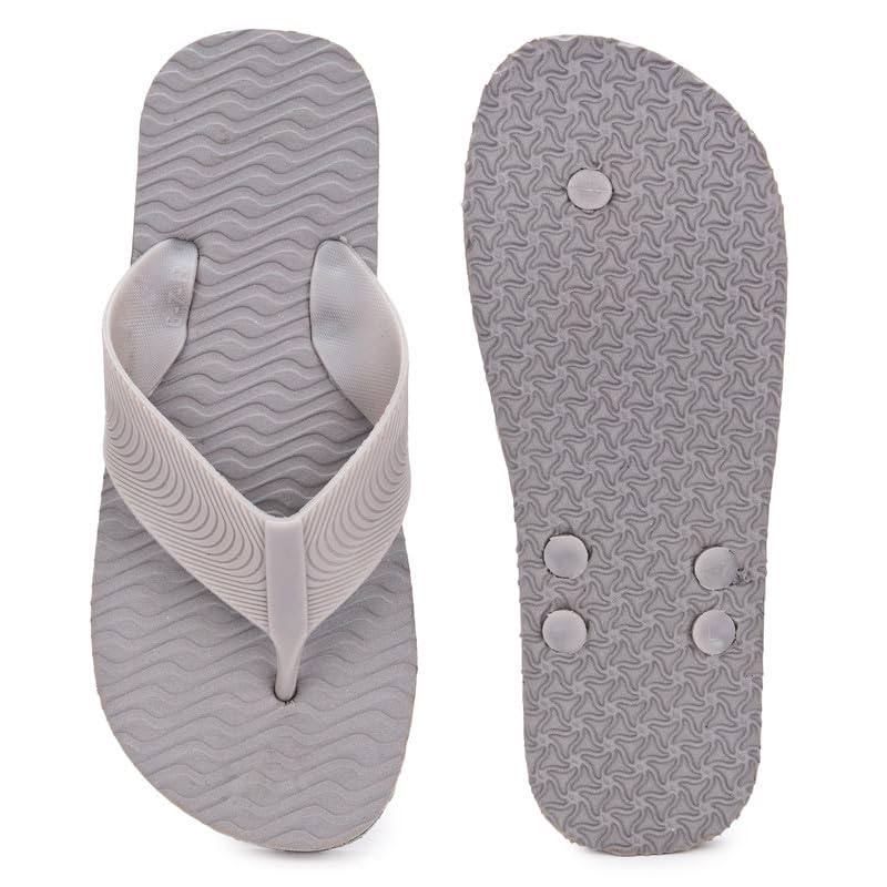 Image of Men's Hawaii Slippers Lightweight Comfortable Flip Flops for Men Soft Casual Bathroom Beach Outdoor Footwear Gents Slipper