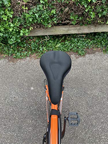 Vaughn Online Funda acolchada para asiento de bicicleta más cómoda para bicicletas de montaña, bicicletas de carretera y bicicletas giratorias.