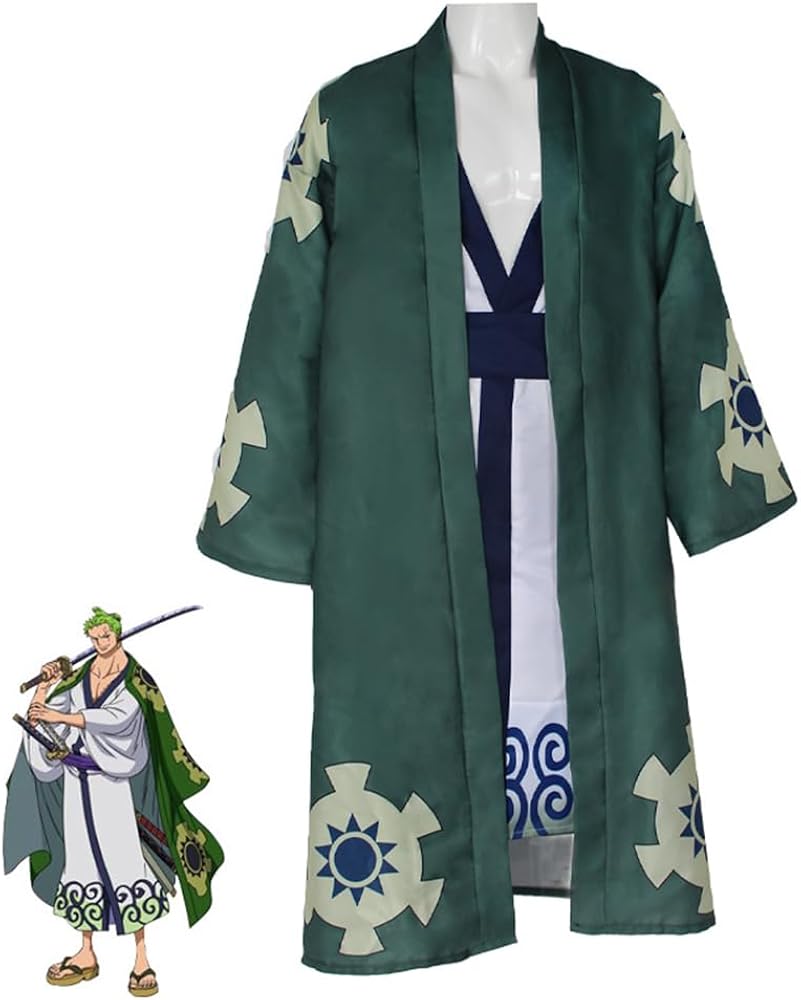 Amazon.co.jp: [REENEW] ワンピース ロロノア・ゾロ 着物 コスプレ衣装