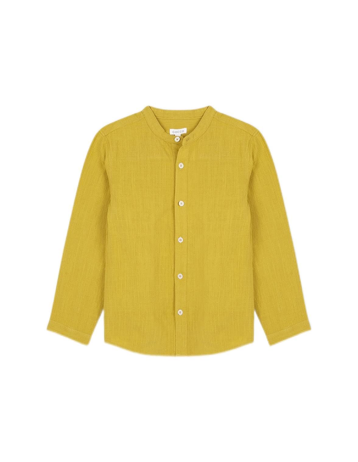 Gocco Camisa Cuello Mao de Lino Niños