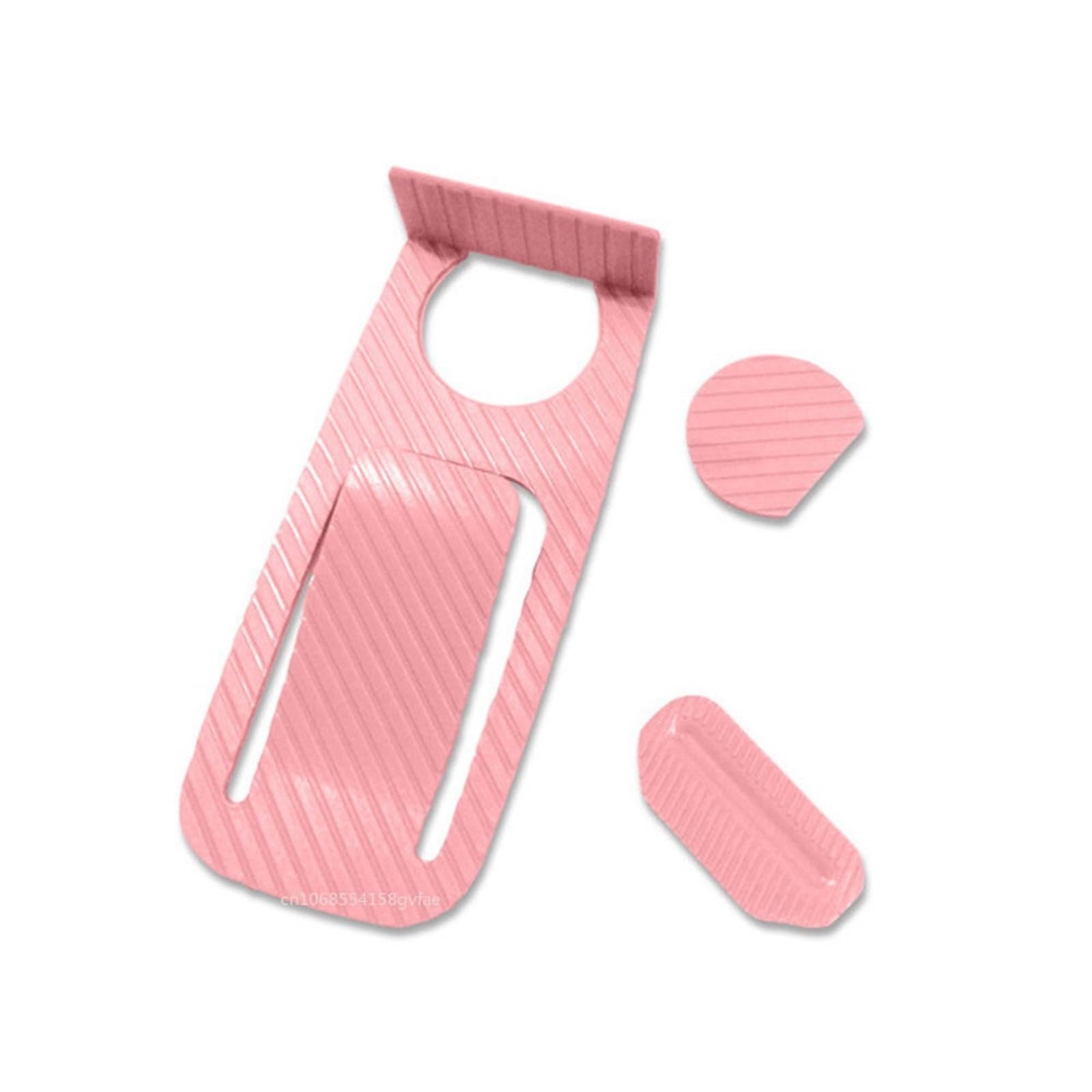 Door Stopper Wedge Style Multifunctional Floor Door Stop for Secure Fixing and Household Anti Collision(Pink)