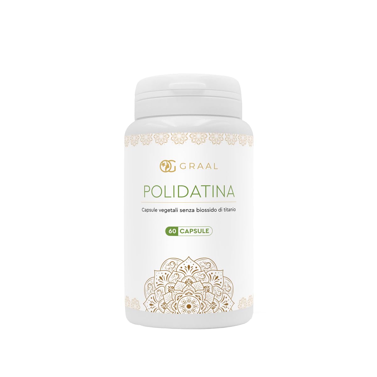Graal Polidatina Pura 100 mg con Proprietà Antiossidanti - Anti Radicali liberi che stimola la Longevità Cardiovascolare