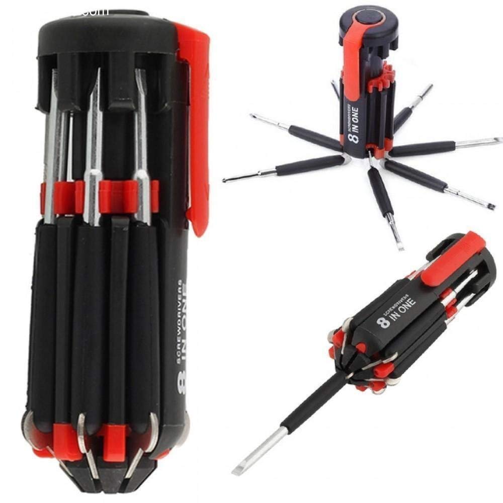 8-in-1 Screwdriver Set with LED Flashlight Magnetic Multi-Bit Tool — Amazon image 3