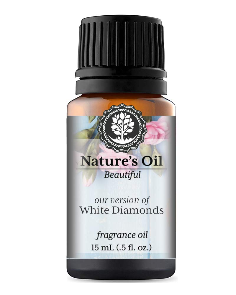 White Diamonds Fragrance Oil (15ml) For Perfume, Diffusers, Soap Making, Candles, Lotion, Home Scents, Linen Spray, Bath Bombs, Slime