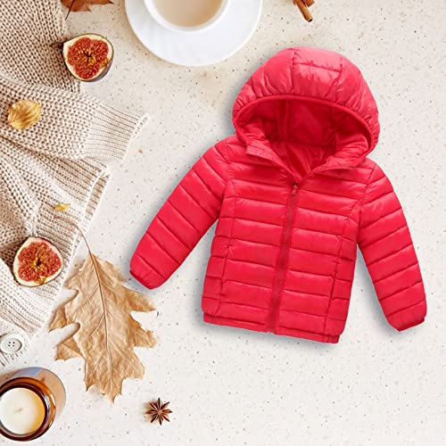 Cat Toddler Shirt Sized Boys And Girls Warm Cotton Padded Jacket Autumn And Winter Children's Toddler (Red, 9-10Years)2