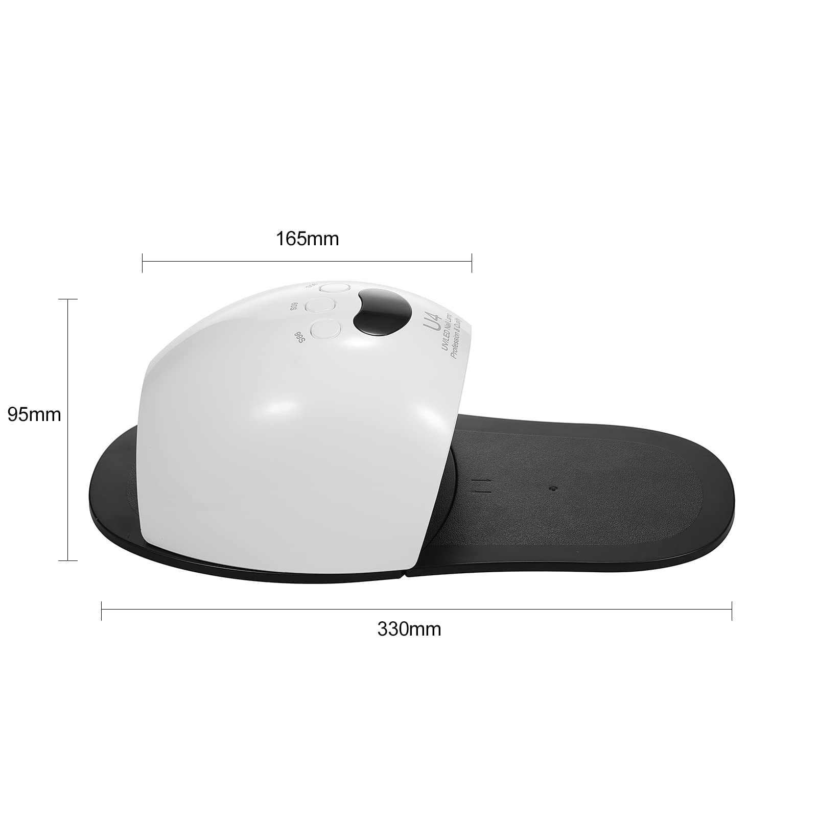 UV Lampe für Gelnägel, 2in1 Hände und Füße, 48W UV LED Lampe für Gelnägel Professionelle Nagel Lampe mit 30S/60S/99S Timer, Smart Sensor, Nagellampe Nageltrockner für Nägel Zehen DIY Mainicure Tools