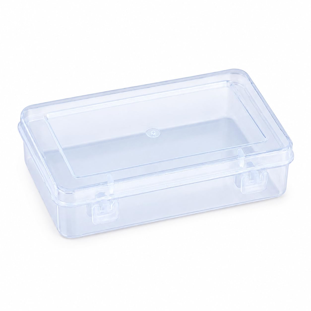 Clear Plastic Multipurpose Small Storage Box, Transparent, 7 x 4 x 1.5 cm, 6pc-image-28