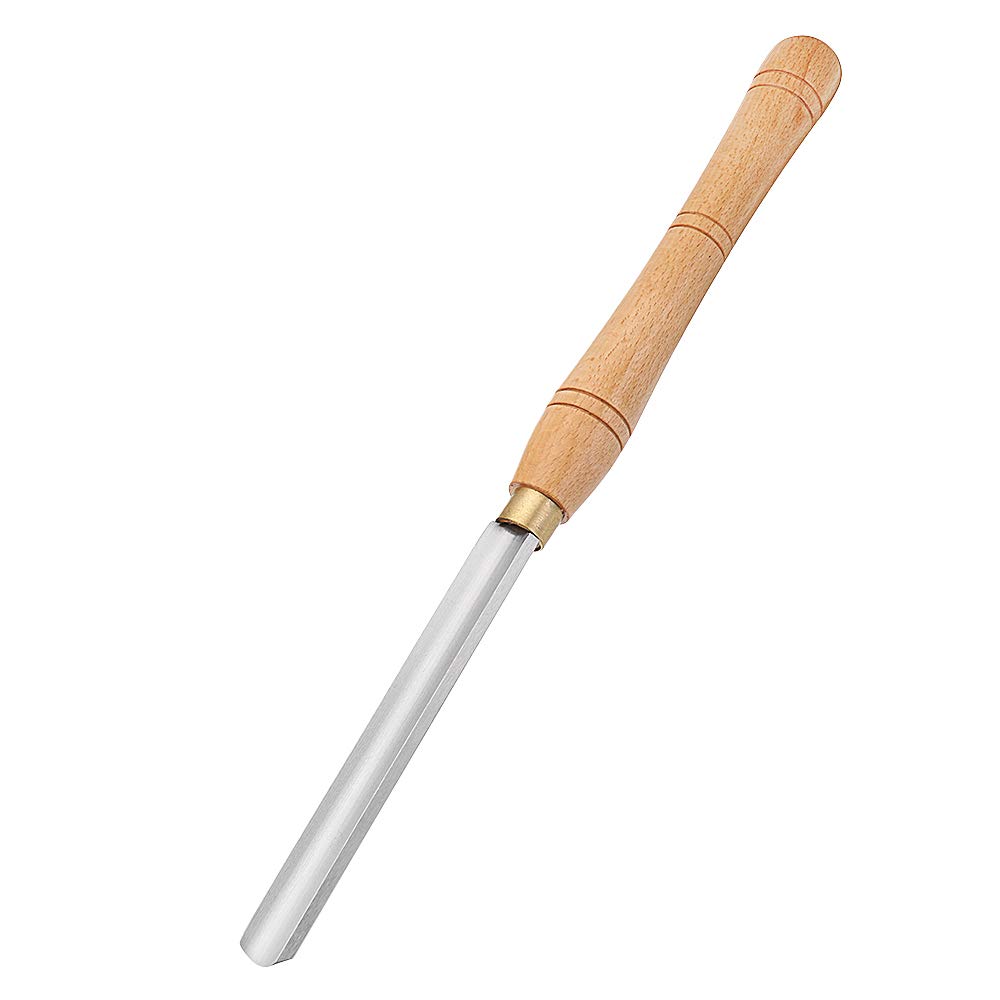 Scalpello per Tornio, Scalpello per Tornio in Acciaio ad Alta Velocità Utensile per Tornitura Del Legno con Manico in Legno Strumento per la Lavorazione Del Legno/a/D