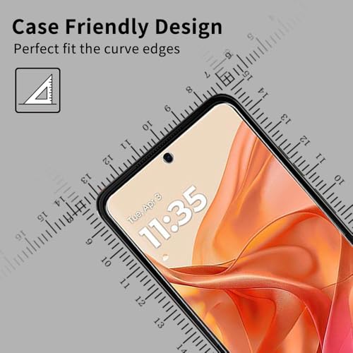 Image of BLACKSHEEP Tempered Glass Screen Guard For Motorola Razr 60 5G / Motorola Razr 60 Ultra 5G Cellphone Unbreakable Membrane Tempered Film With Front And Back Coverage Installation Kit- (Transparent 1)