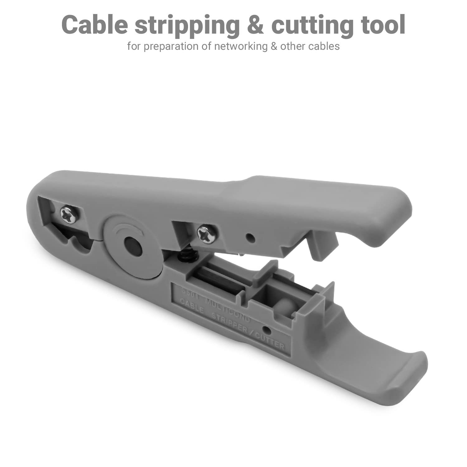 deleyCON 4 Piezas Juego de Herramientas con Estuche Probador de Cable con Pinza LSA Herramienta para Pelar Pinza de Aislamiento Cable para Redes Informáticas LAN Herramienta CAT RJ11 RJ12 RJ45