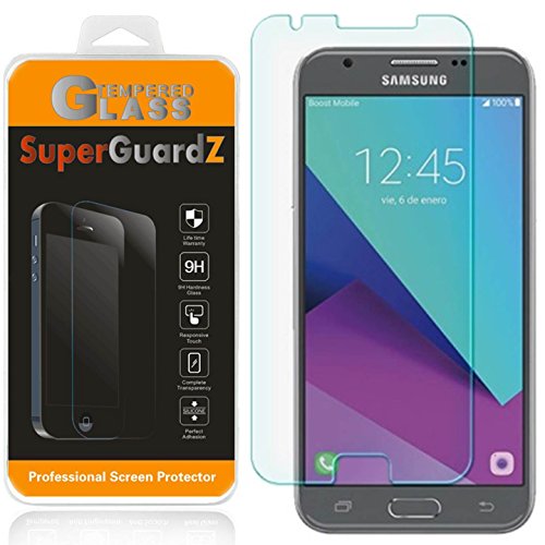 [3-Pack] SuperGuardZ Tempered Glass Screen Protector For Samsung Galaxy J3 Emerge / Amp Prime 2 / J3 Prime / Express Prime 2 / J3 Eclipse / J3 Mission / Sol 2 / J3 Luna Pro [Lifetime Replacement]