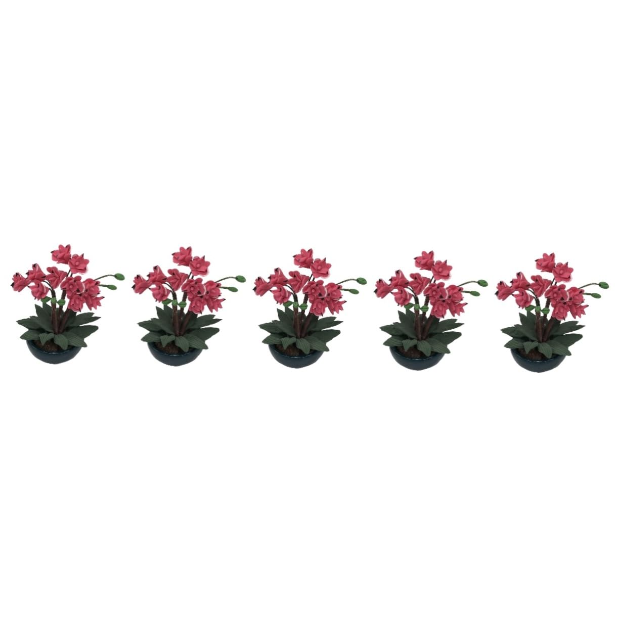 Operitacx 5stücke Miniatur Blumen Gras Modell Landschaft Künstliche Pflanzen Für Szenerie Miniature Bonsai Zubehör Für Spieltische Und Landschaftsgestaltung