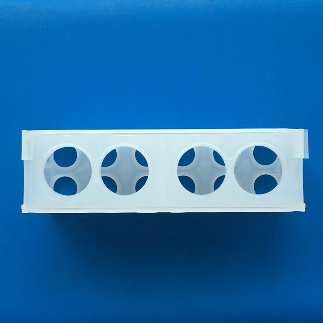 Portaprovette multi-funzionale Provetta Holder Plastica provette multifunzione 4 WAY provette di plastica (bianco)