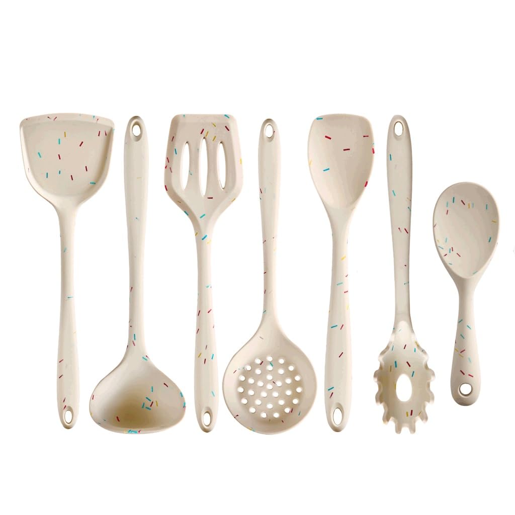 Set di utensili da cucina, utensili da cucina in silicone, utensili da cucina in silicone per uso alimentare, set di utensili da cucina con spatola in silicone, utensili da cucina