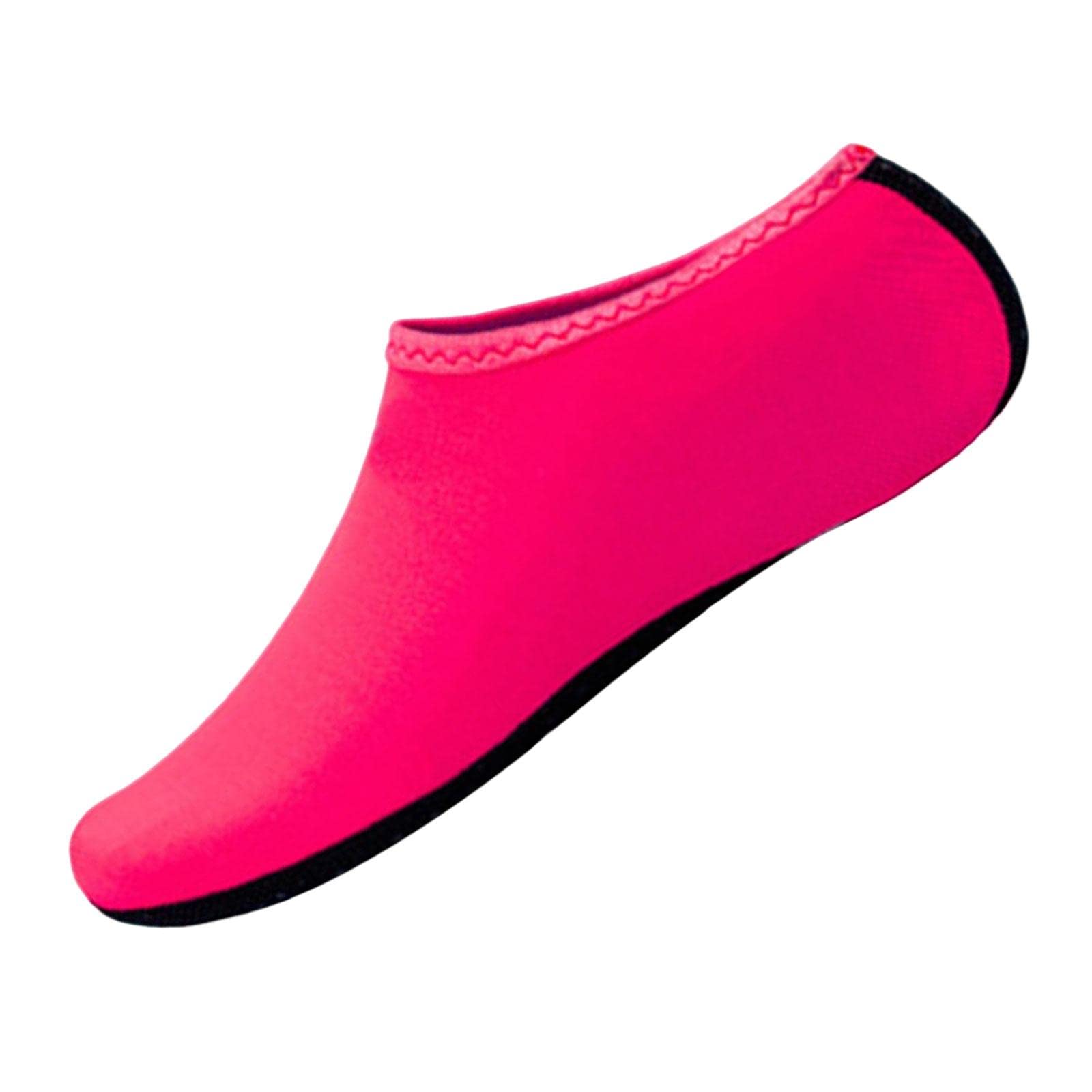 JAZZY PEARLS® Uni Diving Shoes Socks Yoga Swim Non Slip Wetsuit Rafting Water Sports Rose Red 36-37|Sporting Goods|Water Sports|Fins, Footwear & Gloves|Boots, Booties|1 Pair Diving Socks