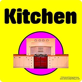 Advanced Printing Dementia Friendly Self-adhesive Kitchen sticker sign for Alzheimers and Partially Sighted (standard (250x125mm))