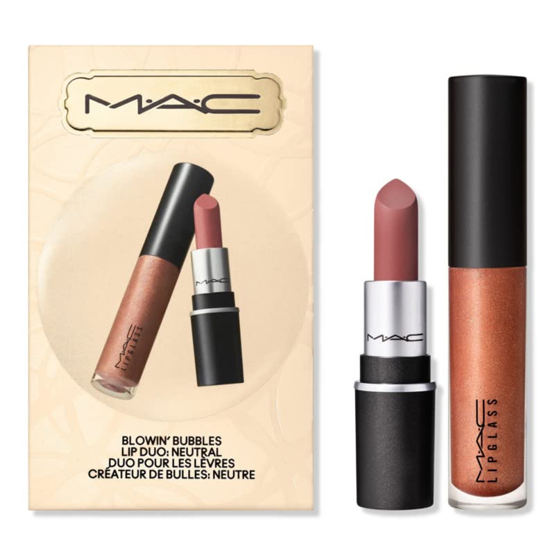 MAC Holiday Exclusivo Blowin' Bubbles Lip Duo Neutral