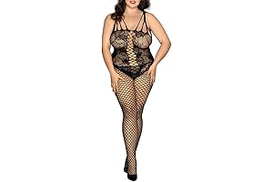 Alluring Fishnet Crotchless Bodysuit: Unleash Your Inner Goddess