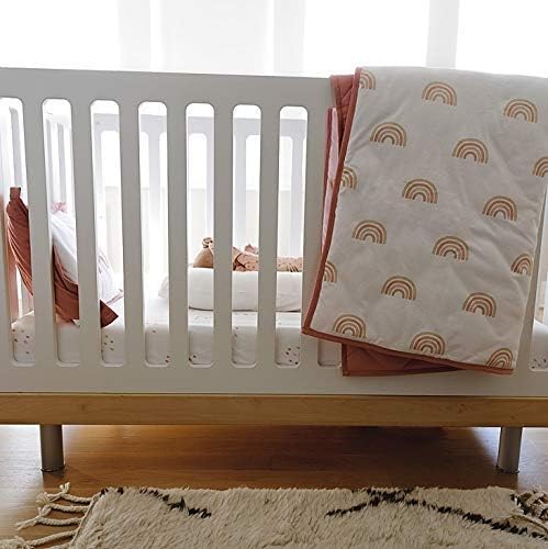 Miniatura 6 de Ely's & Co. Juego de ropa de cama para bebé niño y niña, perfecto para camas pequeñas, juego de 3 piezas que incluye sábana para cuna, manta
