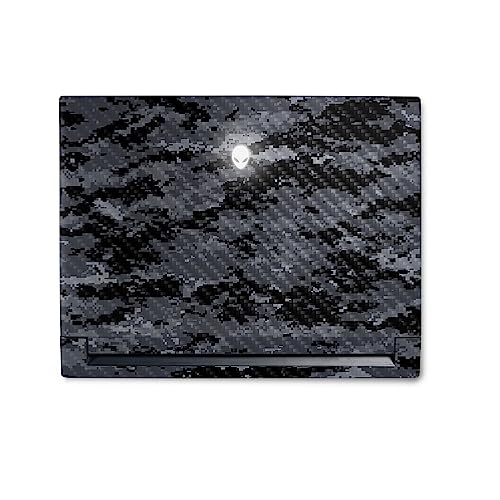 Image of MightySkins Carbon Fiber Skin Compatible with Alienware M18 R1 (2023) Full Wrap Kit - Digital Camo | Protective, Durable Textured Carbon Fiber Finish | Easy to Apply & Change Styles | Made in The USA