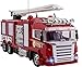 RC Fire Truck Rescue Engine Radio Remote Control w/ Music and Flashing Lights Rechargeable Battery