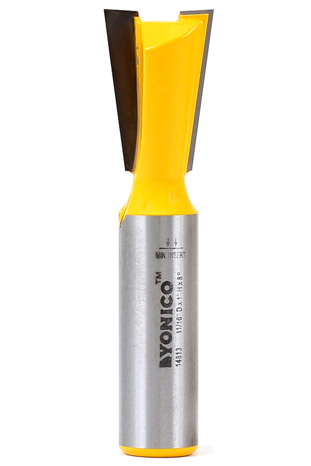 YONICO Dovetail Router Bit 8 Degree X 11/16-Inch 1/2-Inch Shank 14813 — image 1