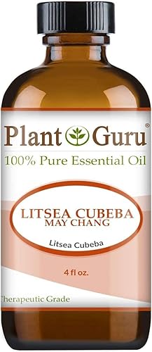 Miniatura 3 de Litsea Cubeba (May Chang) Aceite esencial 4 oz. 100% puro sin diluir grado terapéutico.