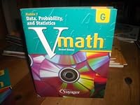 Vmath Level G 2nd Ed. Module 7 Data, Probablility, and Statistics 1416860339 Book Cover
