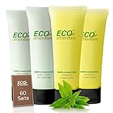 ECO amenities Hotel Shampoo and Travel Size Body Lotion Bulk Set 120 PCS( 60 Kits ) Travel Size Toiletries | Hotel Toiletries Supplies for Guests