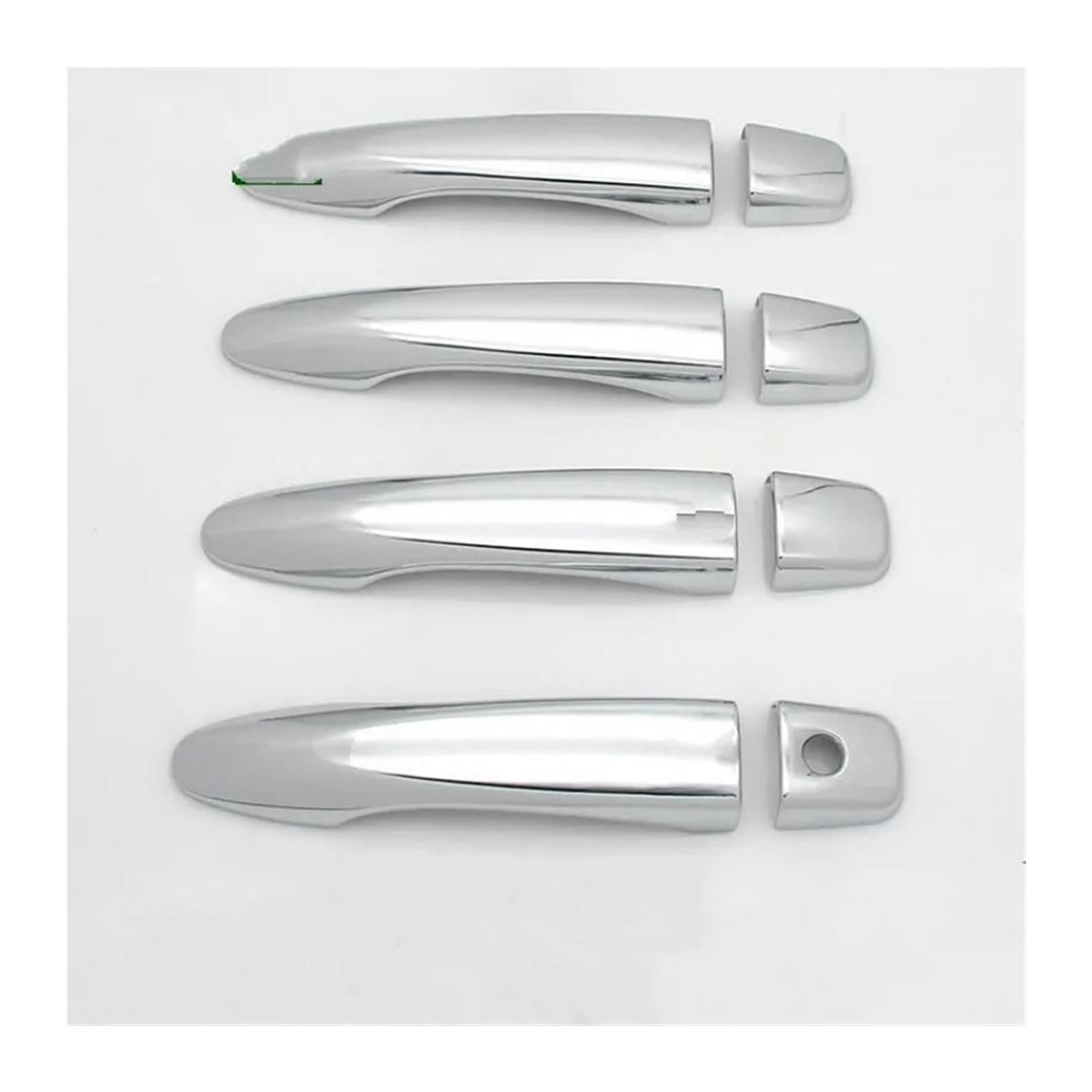 Hckclmbmzw B For Nissan For Sentra 17 2014-2019 Car Accessories Chrome Door Handle Cover Pad Sticker Molding Styling Overlay Door Handle Cover(B)