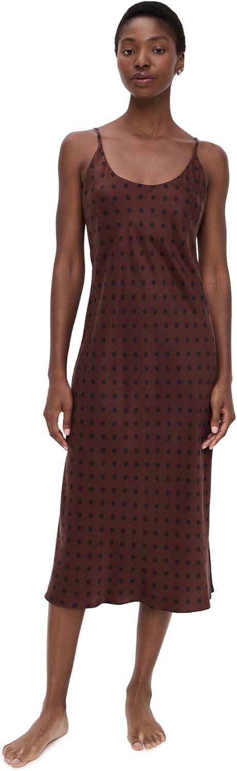 Lunya Women's Washable Silk Bias Slip Dress