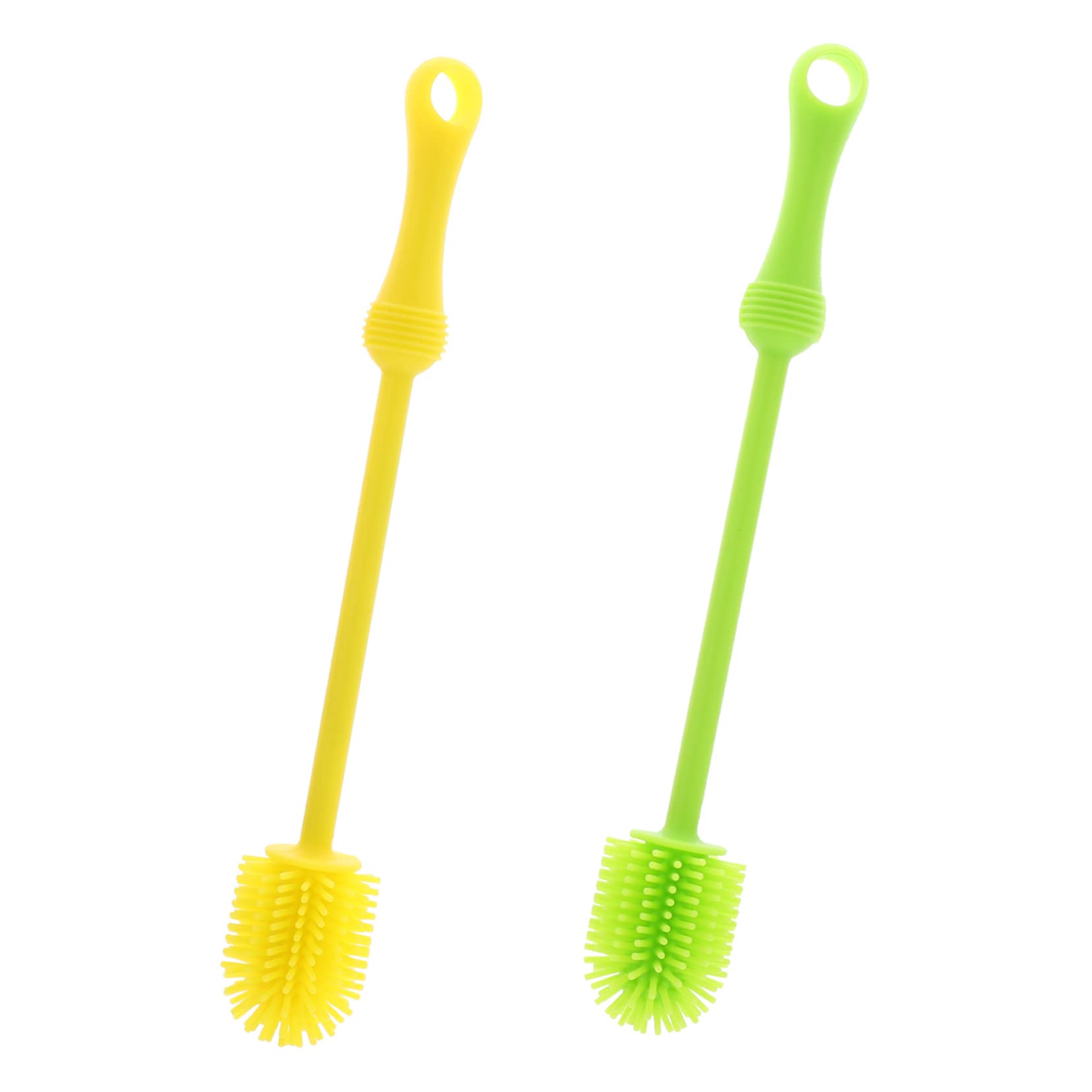 Toyvian 4piezas Cepillo De Silicona para Limpiar Biberones Mango Herramienta Multifuncional para Botellas De Agua y Cocina Diseño Ergonómico y Antideslizante para Bebés y Uso Doméstico