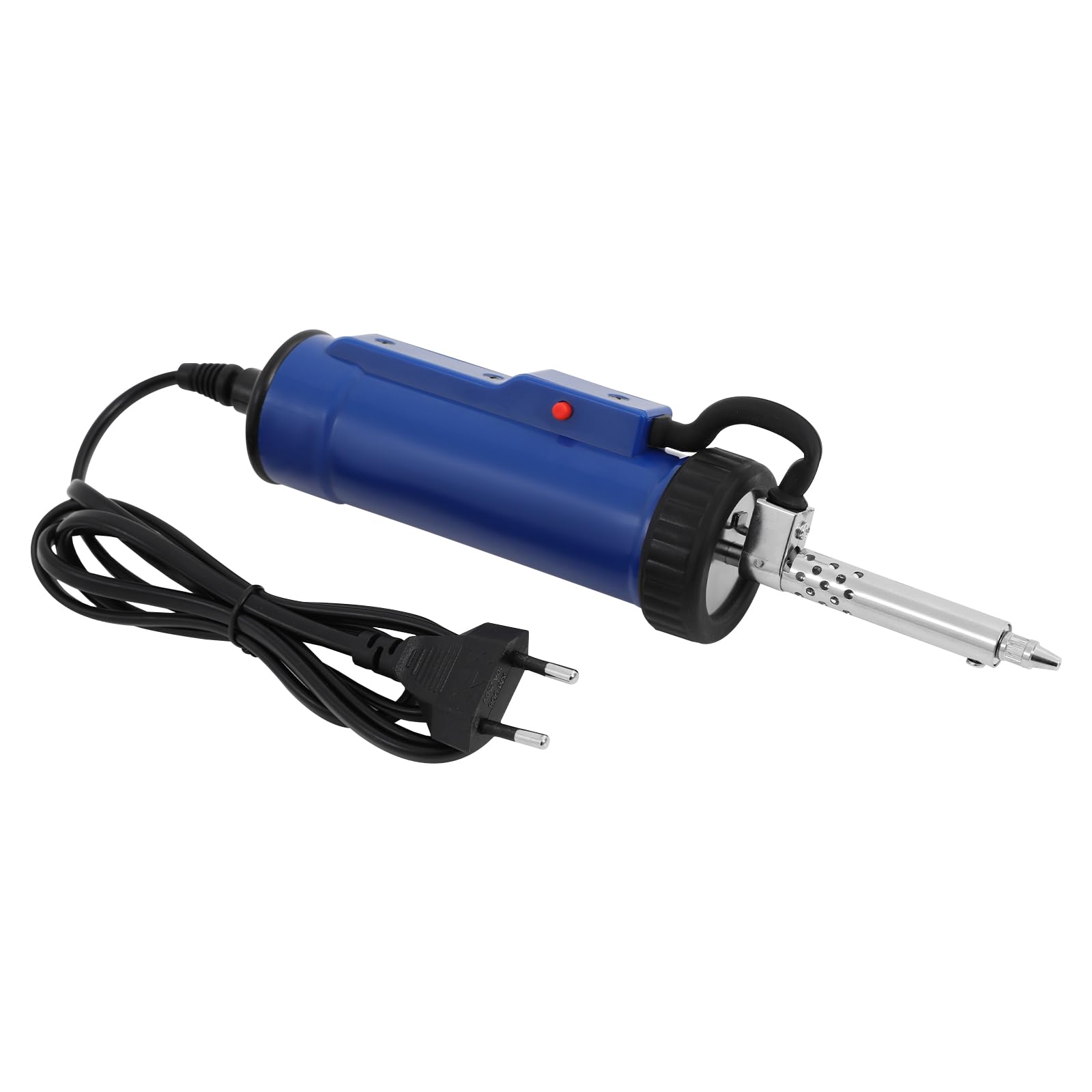 Bomba desoldadora 2 en 1, aspiración de estaño y calefacción, soldador, soldador, desoldador, desoldador, bomba de succión de estaño con 4 boquillas para desoldar (1 mm, 1,5 mm, 2 mm)