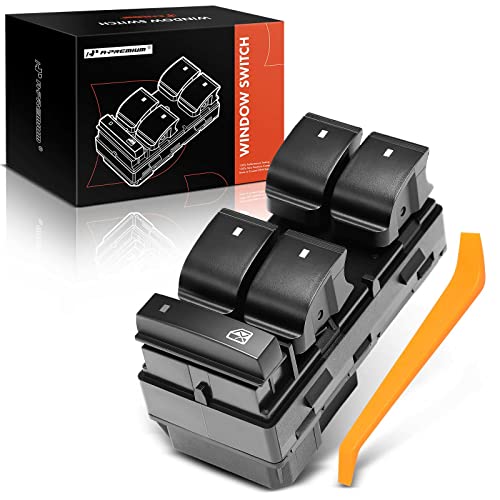 A-Premium Driver Side Power Master Window Switch Compatible with Chevy