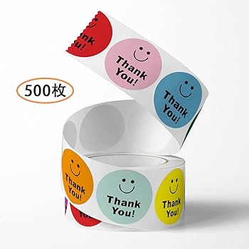 お手持ちのロゴをそのままツヤあり丸型シールに★ショップシール／サンキューシール お手持ちのロゴをそのままツヤあり丸型シールに☆ショップシール