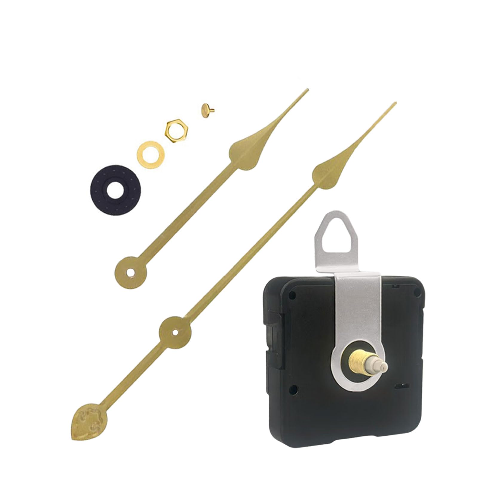 XuQiZZpp Metal Clock Hands and Quartzs Motor Quiet Mechanism Movements for DIYer Wall Clock Repair Accessories