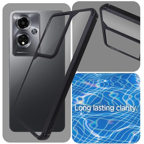 Image of A rtistque Hard Clear Back Cover Case for Oppo A59 5G | Shockproof TPU | Acrylic Armor Case for Oppo A59 5G| Stylish Protective Design - Transparent