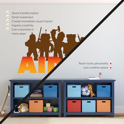 Vinilo decorativo personalizado para pared gamer removible miniatura 5