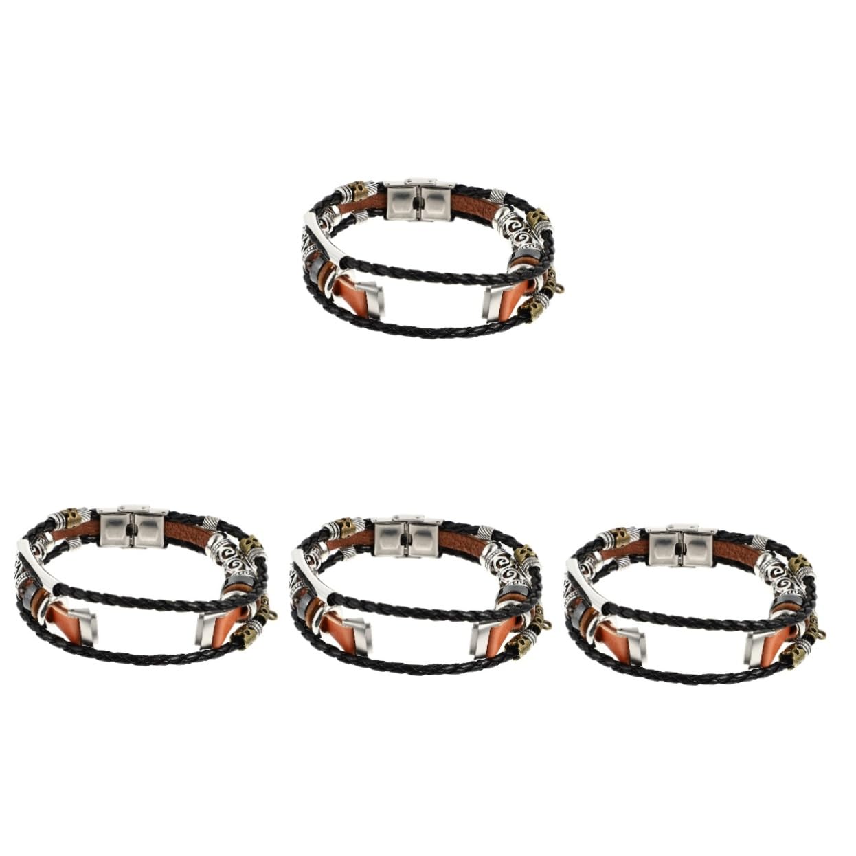 OSALADI 4stücke Ersatzarmband Damen Armbanduhr Aus Geflochtenem Leder Und Kompatibel Mit Luxe Elegantes Design Für Besondere Anlässe Bequem Und Langlebig Stilvolles Schmuckstück