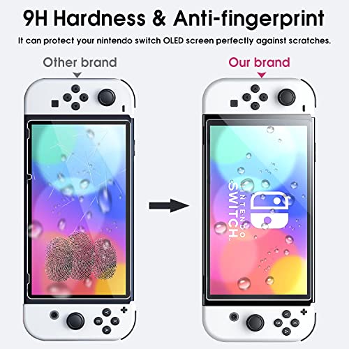 Xinruisen 3Pack Screen Protector For Nintendo Switch Oled 2021, Tempered Glass Screen Protector For Nintendo Switch Oled New Model 7Inch, Screen Protective Glass Cover Protection For Switch Oled #TOP7