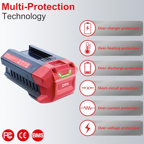 Image of DTK Replacement for SKIL 40V Battery 5Ah 40V Lithium Batteries