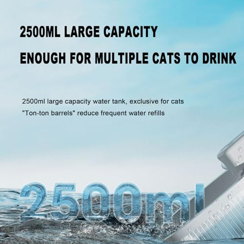 Fuente de agua inalámbrica para gato 2.5L con sensor miniatura 7